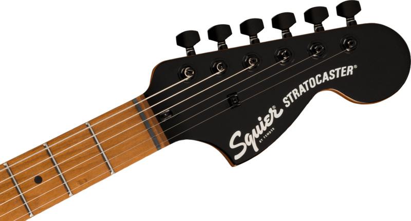 Squier Contemporary Stratocaster® Special- Roasted Maple Fingerboard- Silver Anodized Pickguard, Black