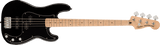Affinity Series Precision Bass PJ Pack Maple Fingerboard Black Gig Bag Rumble 15 - 240V AU