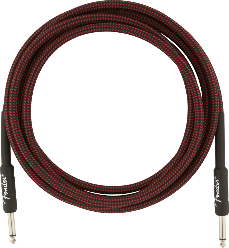 Professional Series Instrument Cables 10 Red Tweed