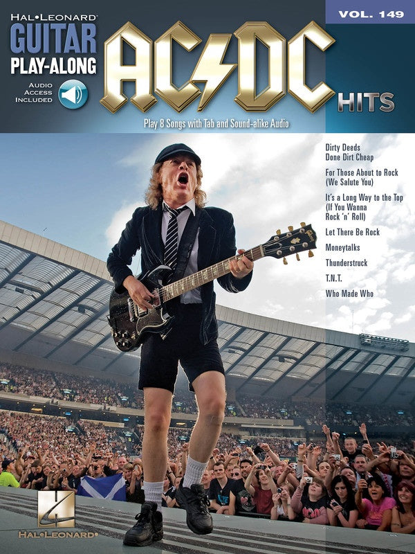 AC/DC HITS GUITAR PLAYALONG V149 BK/OLA