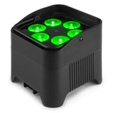 BBP96S Battery Uplight Par 6x12W Wireless DMX IRC