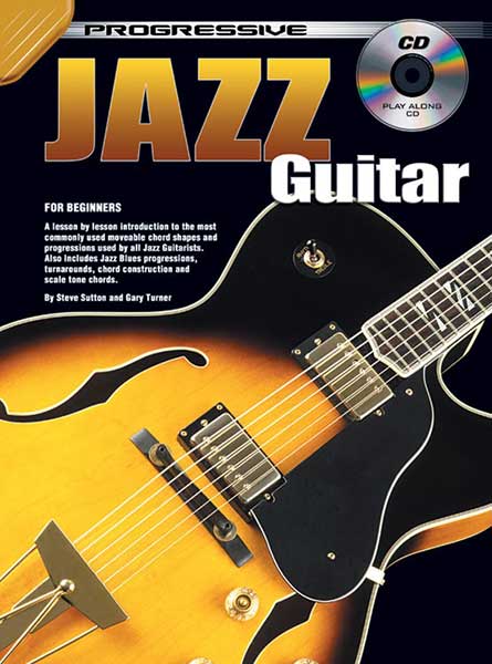 PROGRESSIVE JAZZ GTR BK/CD 18398