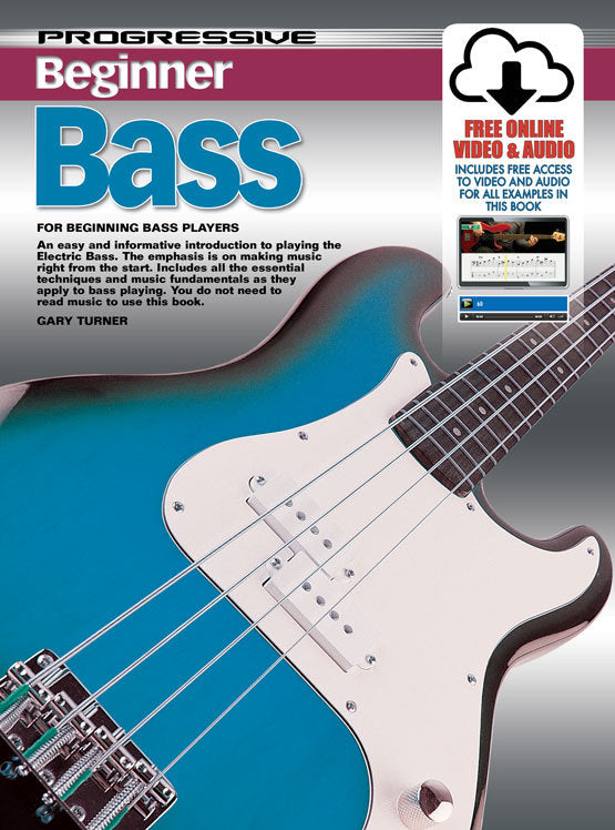 PROGRESSIVE BEGINNER BASS GTR ONLINE MEDIA 69164