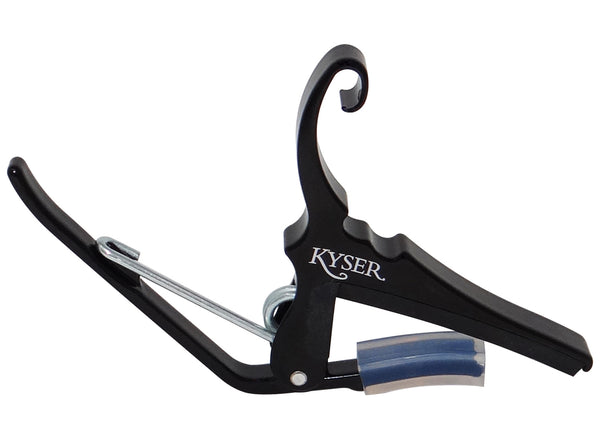 Black 12 String Capo for acoustic guitar