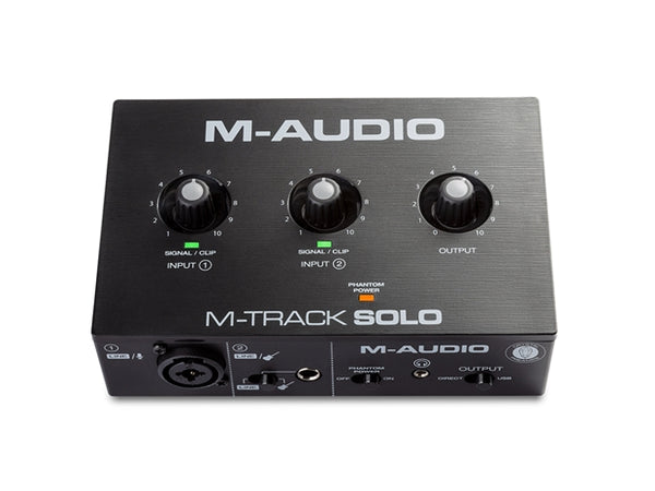 M-Track Solo: 1 Mic Pre 1 Inst I O USB Interface
