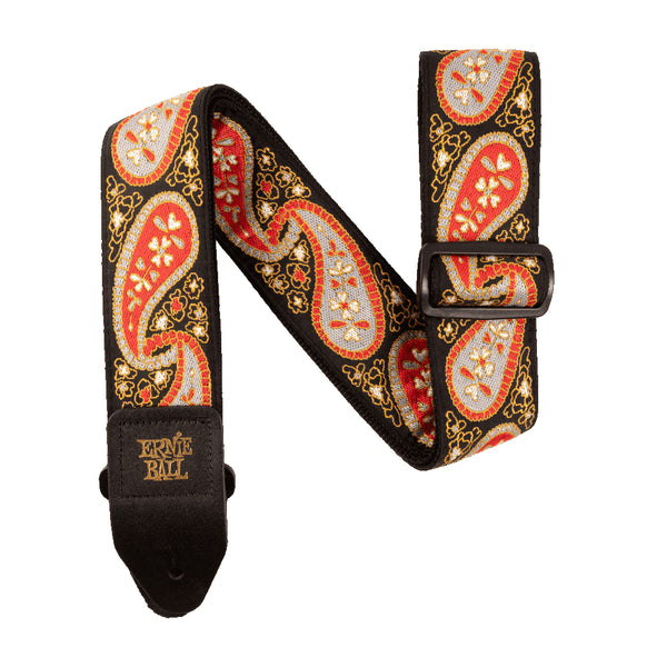 Midnight Paisley Jacquard Strap