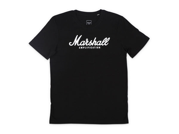 MAP62342: Marshall Script Logo T Shirt Black L
