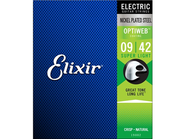 Elixir 19002: Electric Optiweb Custom Lite 9-42