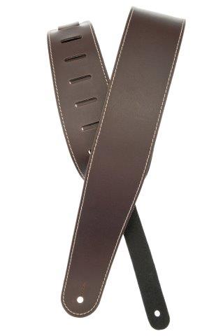 02 1/2 INCH GTR STRAP LEATHER BROWN W/CONTRAST S