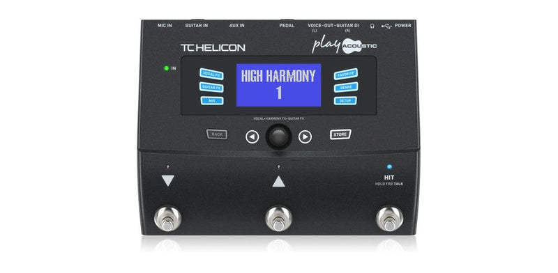TC HELICON PLAY ACOUSTIC VOCAL PROCESSOR PEDAL