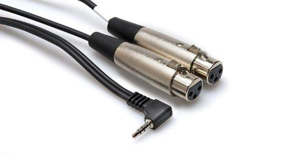 05 MTR CABLE STEREO 3.5MM MALE TO 2 X XLR FEMALE
