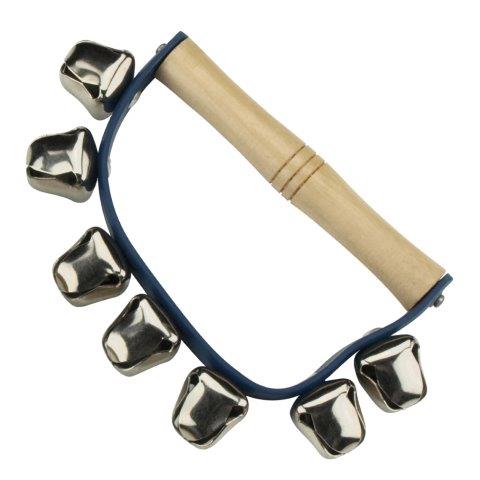 HAND BELLS - 7 BELLS MOUNTED ON ABS STRAP WITH WOODEN HANDLE