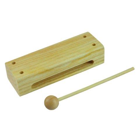 WOOD TONE BLOCK INCLUDES BEATER - NATURAL