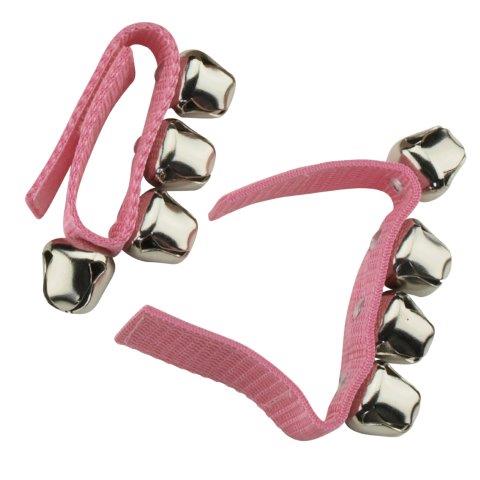 WRIST BELLS WITH VECRO STRAP - PINK