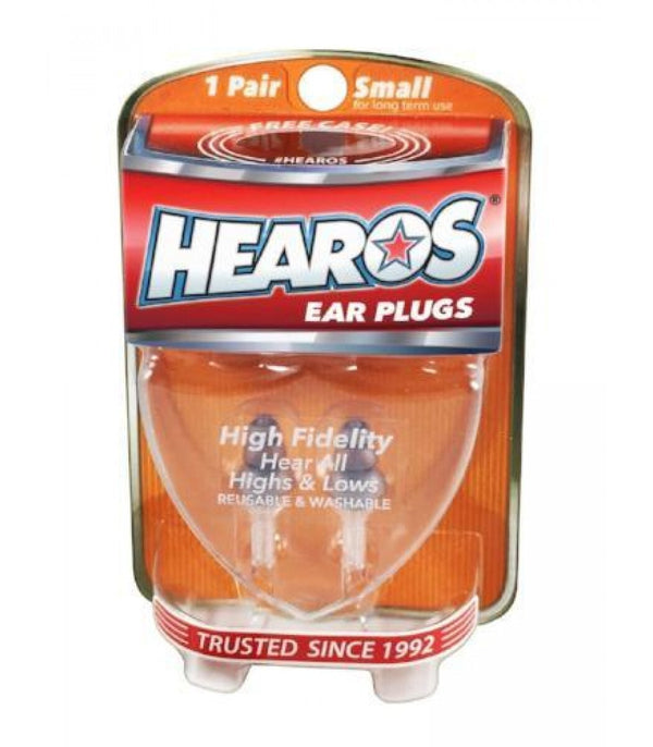 HEAROS EAR PLUG PROTECTION - HI FIDELITY - SMALL SIZE