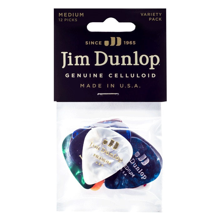 Jim Dunlop Medium Celluloid Pick Variety Pack