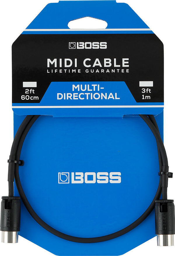 BOSS Multi Dir MIDI Cable 1ft