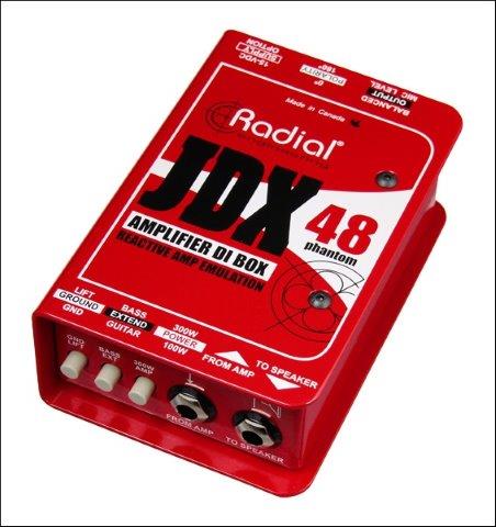 RADIAL RA-JDX-48 CLASS-A REACTIVE DI BOX FOR GUITAR AMP