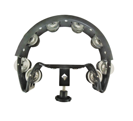 09 X 5.5 INCH DRUM SET TAMBOURINE HEADLESS BLACK