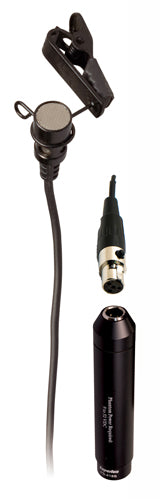 UNI DIRECTIONAL CONDENSER LAPEL MIC/PWR SUP/XLR