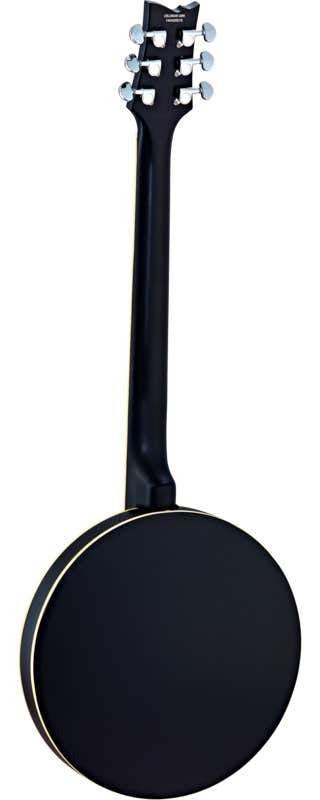 Ortega Raven Series OBJE350/6-SBK 6-String Banjo w/Pickup