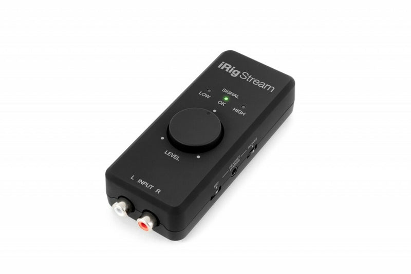 IK iRig Stream - Streaming Audio Interface for iPhone iPad and Mac/PC