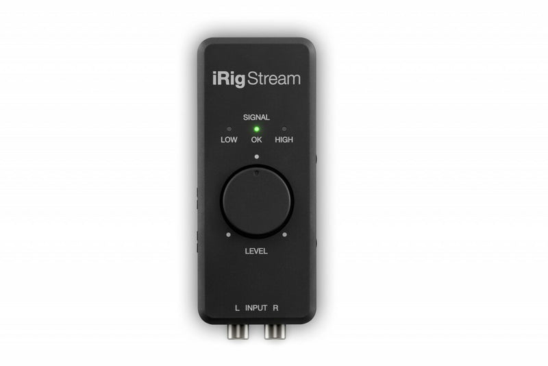 IK iRig Stream - Streaming Audio Interface for iPhone iPad and Mac/PC