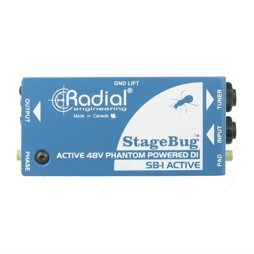 RADIAL RA-SB-1 COMPACT DI FOR ACOUSTIC GUITAR PAD 48V PHANTOM